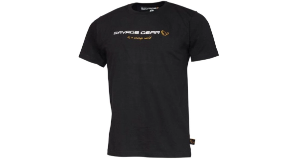 SAVAGE GEAR - Tričko Junior T-shirt veľ. 14 - 16 čierne