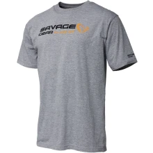 SAVAGE GEAR - Tričko Signature Logo T-Shirt veľ. L Grey Melange