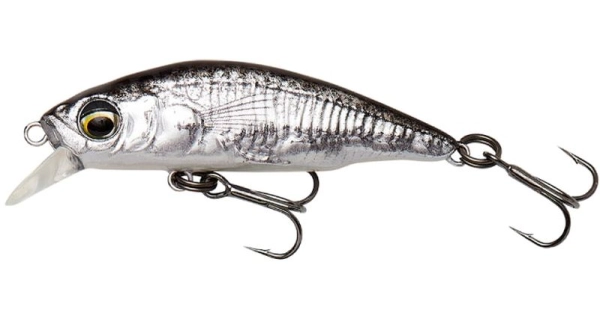 SAVAGE GEAR - Wobler 3D Sticklebait Twitch Sinking Black Silver 6,5 cm 9,4 g