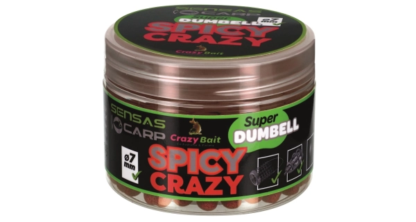 SENSAS - Dumbell Spicy Crazy (korenie) 7 mm 80 g