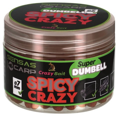 SENSAS - Dumbell Spicy Crazy (korenie) 7 mm 80 g