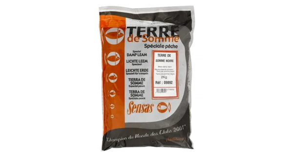 SENSAS - Hlina do kŕmenia Terre De Somme 2 kg Čierna