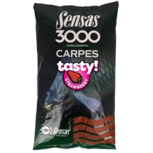 SENSAS - Kŕmenie 3000 Carp Tasty Jahoda 1 kg