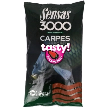 SENSAS - Kŕmenie 3000 Carp Tasty Jahoda 1 kg