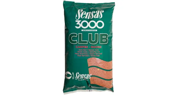 SENSAS - Kŕmenie 3000 Club Carpes Rouge (kapor červený) 1 kg