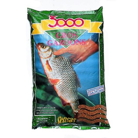 SENSAS - Kŕmenie 3000 Gros Gardons (veľká plotica) 1 kg