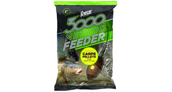 SENSAS - Kŕmenie 3000 Method Carpe Pellets 1 kg