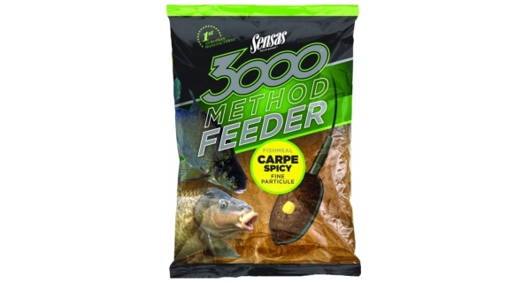 SENSAS - Kŕmenie 3000 Method Carpe Spicy 1 kg