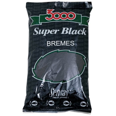 SENSAS - Kŕmenie 3000 Super Black Cejn 1 kg