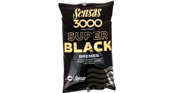 SENSAS - Kŕmenie 3000 Super Black Cejn 1 kg