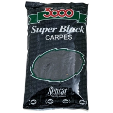 SENSAS - Kŕmenie 3000 Super Black Kapor Čierny 1 kg