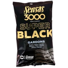 SENSAS - Kŕmenie 3000 Super Black Plotica Čierny) 1 kg