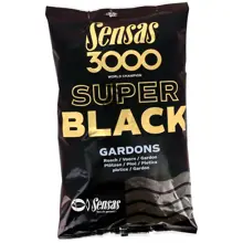 SENSAS - Kŕmenie 3000 Super Black Plotica Čierny) 1 kg