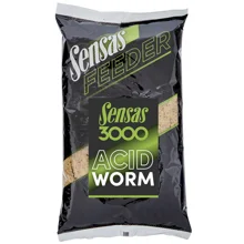 SENSAS - Kŕmičková zmes 3000 Feeder Acid Worm 1 kg