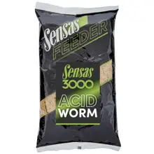SENSAS - Krmítková zmes 3000 Feeder Acid Worm 1 kg