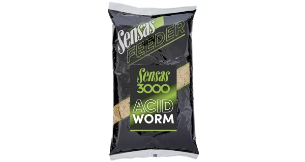 SENSAS - Krmítková zmes 3000 Feeder Acid Worm 1 kg