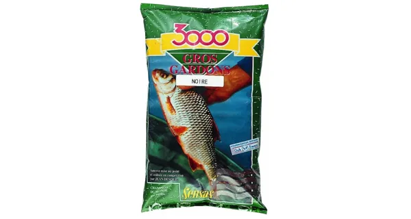 SENSAS - Krmítková zmes 3000 Gros Gardons Black 1 kg