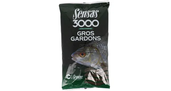 SENSAS - Krmítková zmes 3000 Gros Gardons Black 1 kg