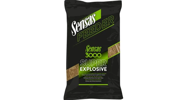 SENSAS - Krmítková zmes 3000 Super Feeder 1 kg Super Explosive