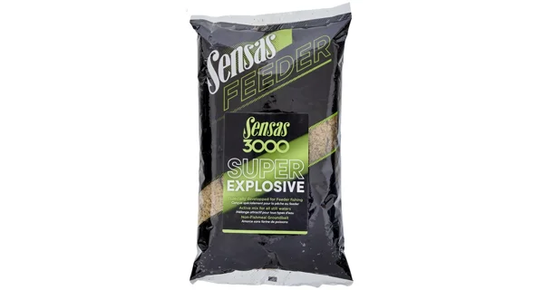 SENSAS - Krmítková zmes 3000 Super Feeder 1 kg Super Explosive