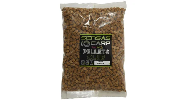 SENSAS - Pelety Club 8 mm 800 g Scopex