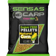 SENSAS - Pelety Super Feed 4 mm 650 g Natural Corn