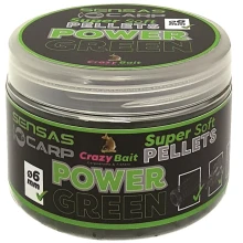 SENSAS - Pelety Super Soft Green Cesnak 6 mm 60 g