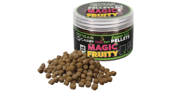 SENSAS - Pelety Super Soft Magic Fruity 6 mm 60 g
