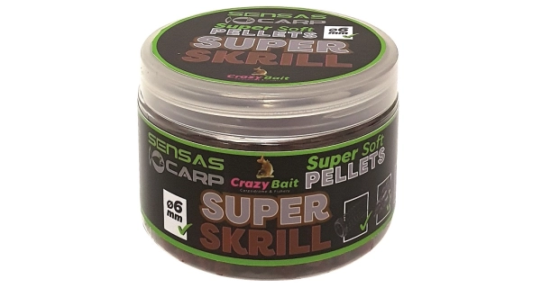 SENSAS - Pelety Super Soft Super Krill 6 mm 60 g