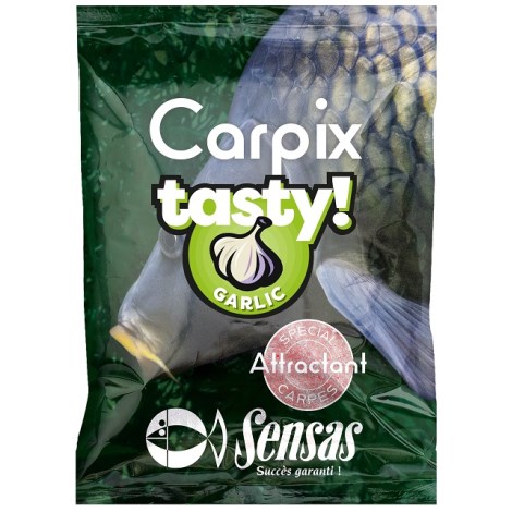 SENSAS - Posilňovač Powder Carp Tasty Garlic 300 g