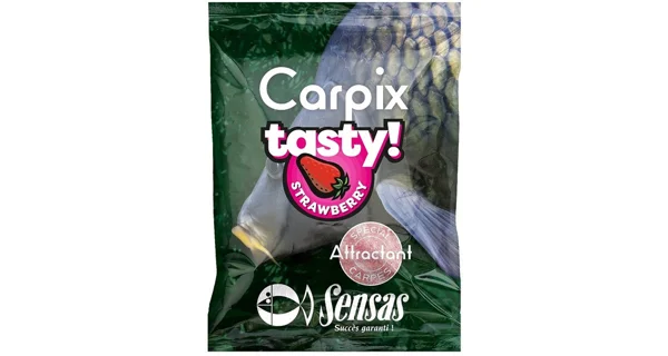 SENSAS - Posilňovač Powder Carp Tasty Strawberry 300 g