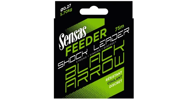 SENSAS - Shock Leader Feeder Black Arrow 0,27 mm 5,7 kg 75 m