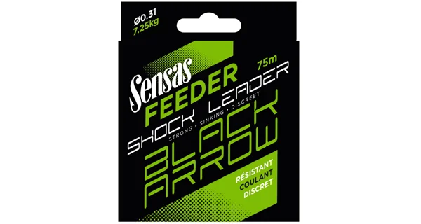 SENSAS - Shock Leader Feeder Black Arrow 0,31 mm 7,25 kg 75 m