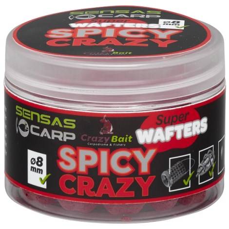 SENSAS - Wafters Super Spicy Crazy Korenie 8 mm 80 g