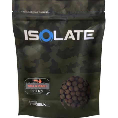 SHIMANO - Boilie Isolate Krill Peach 24 mm 3 kg