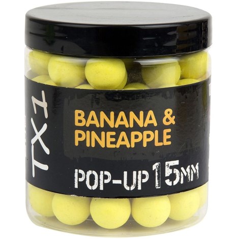 SHIMANO - Plávajúce boilie TX1 Banana Pineapple Pop-Up 12 mm 100 g