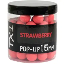 SHIMANO - Plávajúce Boilie TX1 Pop Up Strawberry Fluoro Red 15 mm 80 g