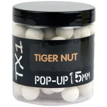 SHIMANO - Plávajúce Boilie TX1 Pop Up Tiger Nut Fluoro White 15 mm 80 g