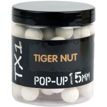 SHIMANO - Plávajúce boilie X1 Tiger Nut Pop-Up Fluoro White 15 mm 100 g