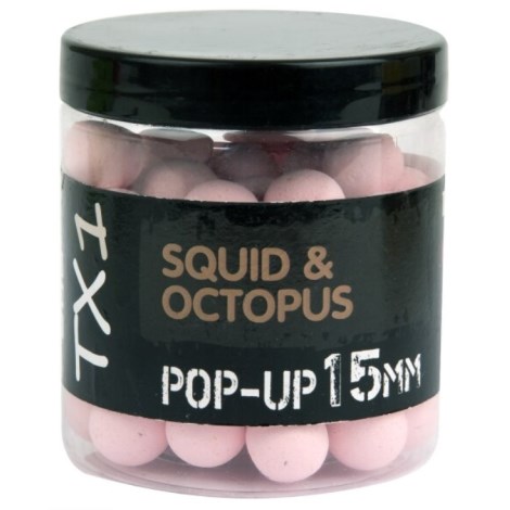 SHIMANO - Plávajúce boilies Bait TX1 Pop-Up Squid & Octopus Washed out Pink 15 mm 80 g