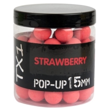 SHIMANO - Plávajúce boilies Bait TX1 Pop-up Strawberry Fluoro Red 12 mm 50 g