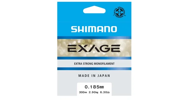 SHIMANO - Vlasec Line Exage Steel Grey 0,185 mm 2,9 kg 300 m