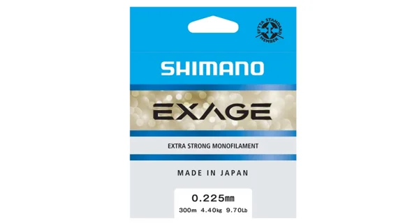 SHIMANO - Vlasec Line Exage Steel Grey 0,225 mm 4,4 kg 300 m