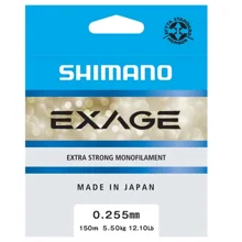 SHIMANO - Vlasec Line Exage Steel Grey 0,255 mm 5,5 kg 150 m