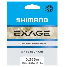 SHIMANO - Vlasec Line Exage Steel Grey 0,255 mm 5,5 kg 150 m