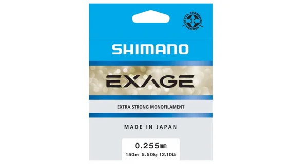 SHIMANO - Vlasec Line Exage Steel Grey 0,255 mm 5,5 kg 150 m