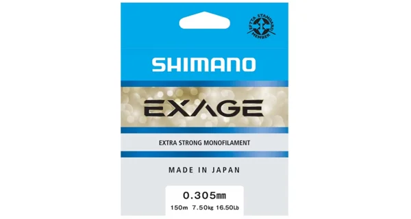 SHIMANO - Vlasec Line Exage Steel Grey 0,305 mm 7,5 kg 150 m