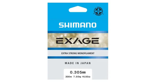 SHIMANO - Vlasec Line Exage Steel Grey 0,355 mm 10,4 kg 300 m