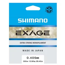 SHIMANO - Vlasec Line Exage Steel Grey 0,405 mm 12,9 kg 300 m