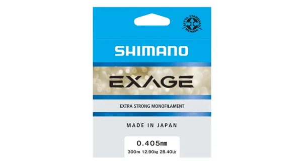 SHIMANO - Vlasec Line Exage Steel Grey 0,405 mm 12,9 kg 300 m